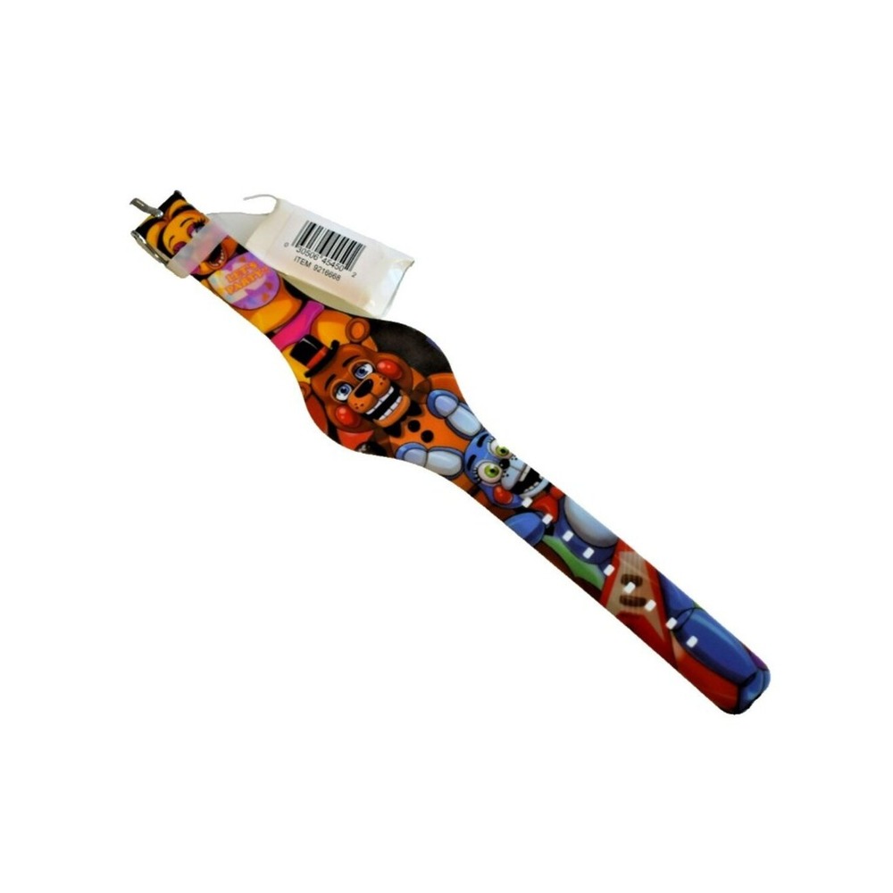Five Nights at Freddy's FNAF Accutime Watch Yellow Digital Wristwatch Light Up